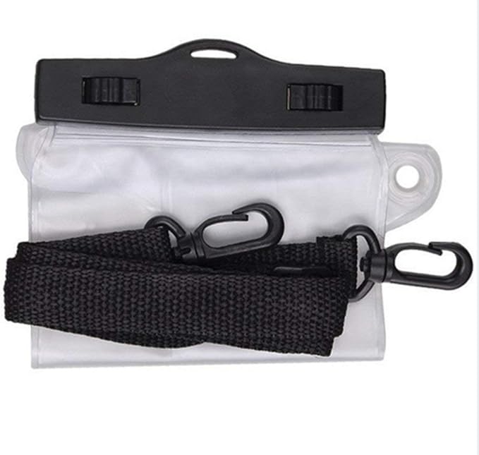 Lsgoodcare 5Pcs Portable Two Way Radio Waterproof Rainproof Bag Case Pouch Compatible with Motorola Kenwood Midland UV-3R UV-5R PX-888 Walkie Talkie Radio,5 Inch x 13.8 Inch, White