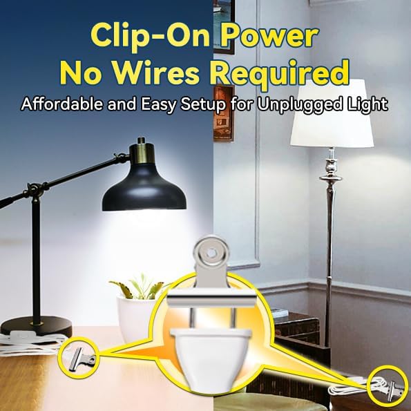 Neporal LITE PRO Rechargeable Light Bulbs, 2600mAh Large Battery Backup Light Bulbs, Perfect As Emergency Lights for Home Power Failure, Hurricane Prepareness Item, E26/E27