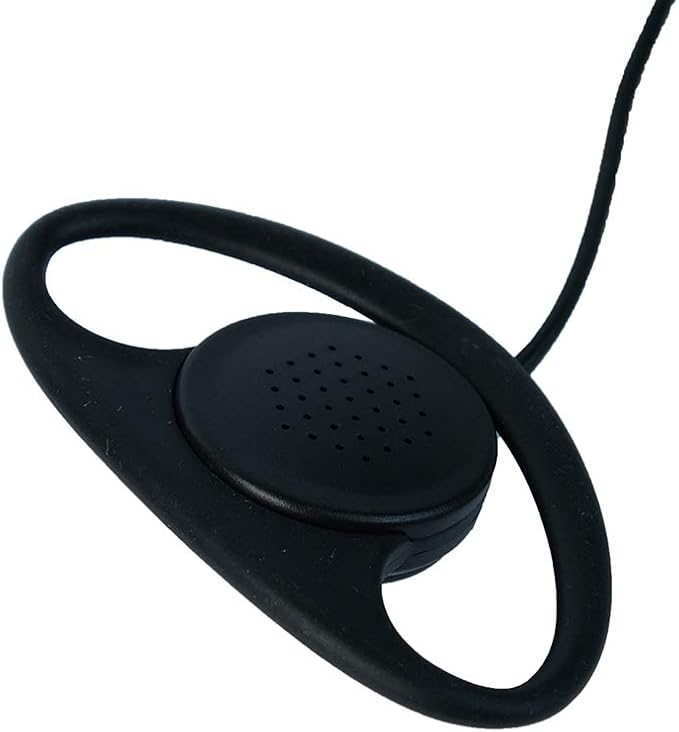 Caroo XPR 6550 Earpiece with Mic, D Shape Headset for Motorola APX4000 APX6000 APX7000 APX900 XPR6350 XPR6580 XPR7350 7350e XPR7380 XPR7550 7550e XPR7580 7580e Two Way Radio Walkie Talkie