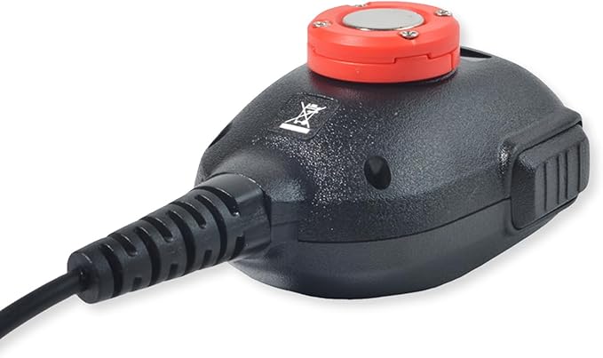 TWAYRDIO CB Mic Magnetic Holder, CB Radio Microphone Holder Mounting Kit for Cobra Uniden LUITON Astatic (Red)