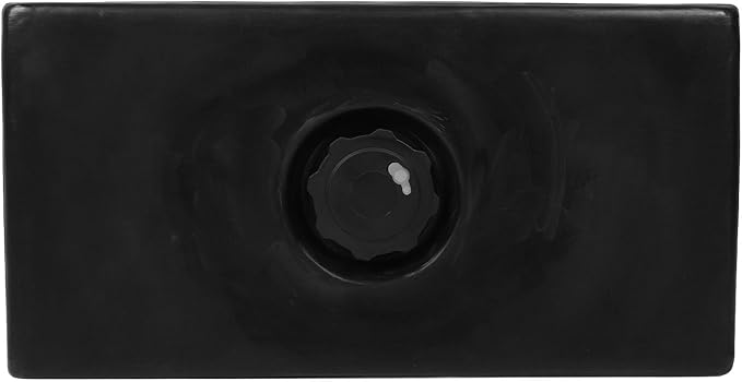 SUNGOOYUE RV Water Container Tank 8 Gallons Black LLDPE Leakproof Portable Water Holding Tank for RVs Trailers Campers Boats Quick Filling Easy Modification