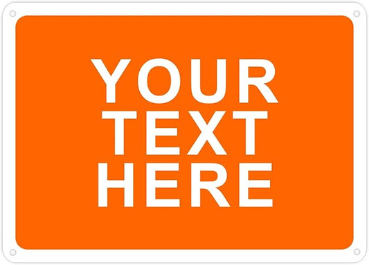 Custom Signs Outdoor Metal for Home Office Business Decor | Personalized, Door, Porch, Delivery. For Outside Or Inside Use. UV Resistant .040 Solid Aluminum. By avgrafx