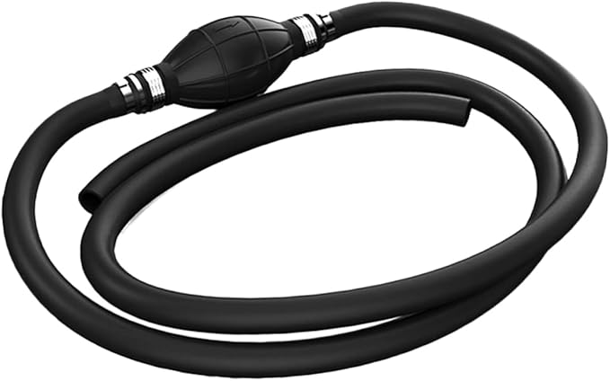 Manual Siphon Pump for Gasoline and Oil Transfer Inner Rubber Hose Portable Hand Fuel Transfer Pump for Vehicles and Emergency