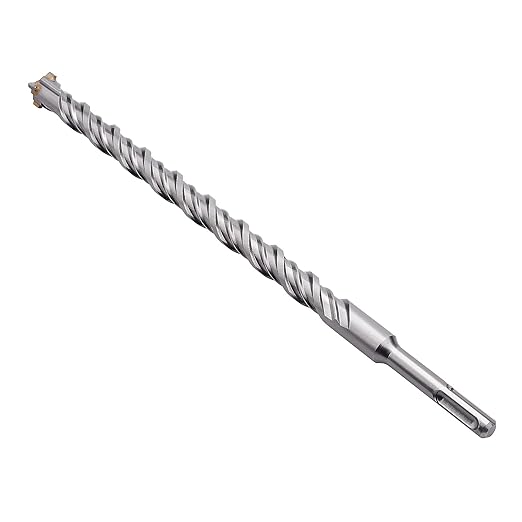 11/16 in x 23.6 in (18 x 600mm) SDS Plus Rotary Hammer Drill Bit, Concrete Drill Bit for Concrete, Brick, Cement and Stone, Length : 600mm / 23.6 inch, 11/16 inch （ 18mm