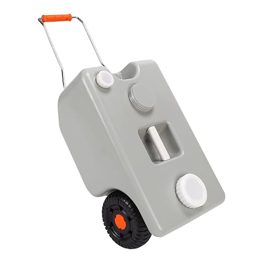Portable RV Waste Holding Tank Large Capacity Tote Tank HDPE Water Tank for Boat RV Humanized Design