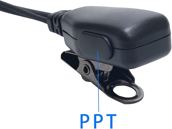 Earpiece Headset with MIC PTT for Cobra Microtalk CXT195 CX112 ACXT1035r ACXT145 ACXT545 PX650 PX655 RX385 RX685 Walkie Talkie Two Way Radio G Shape,4 Pack
