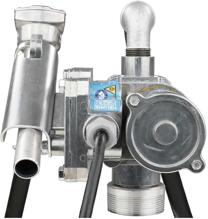 GPI - EZ-8 Fuel Transfer Pump, Manual Shut-Off Nozzle with Direct Mount, 8 GPM, 12 Volt (137100-01)