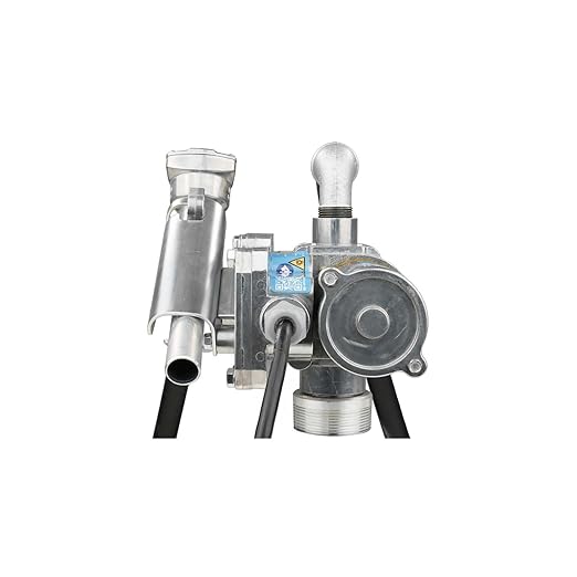 GPI - EZ-8 Fuel Transfer Pump, Manual Shut-Off Nozzle with Direct Mount, 8 GPM, 12 Volt (137100-01)