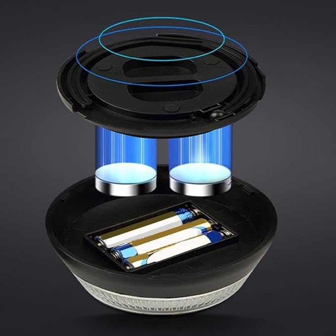 Magnetic Flashing Beacon Lantern with 2 Lighting Modes, Yellow Strobe and White Light, 50W ABS LED, 3.7V 0.35A, Built‑in Batteries, Hook and Strong Magnetic Base for Car
