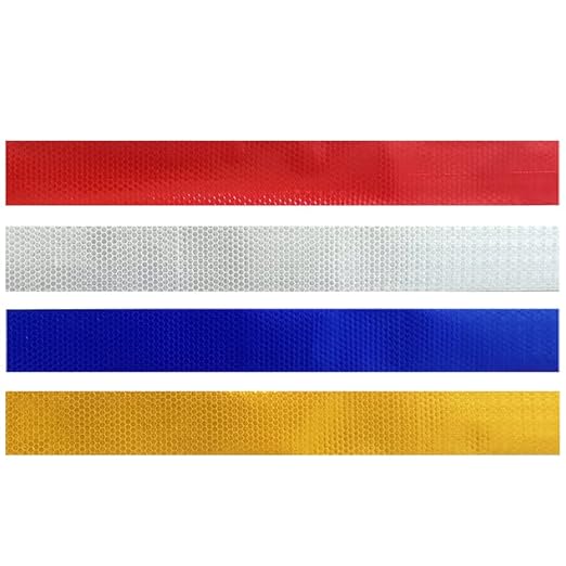 Reflective Safety Tape,2 Inch×30 Feet Yellow Reflective Tape,high Viscosity Waterproof Reflective Tape for Trucks Trailers Bikes Cars Ships Motorcycles Outdoor