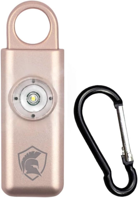 The Original Personal Safety Alarm for Women - Loud Siren, Strobe Light and Key Chain 2.0 Version (Rose Gold)