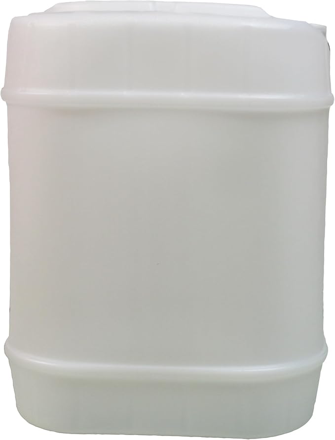 Air Sea Containers | 19L / 5Gallon White Jerrican | White Jerrican Jug | Food Grade Quality | BPA Free | Perfect Container to Ship Chemicals & Liquids | Easy Stacking HDPE Containers