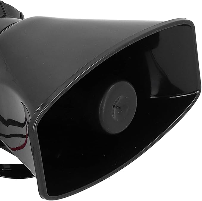 Car Horn Public - Address Speaker, DC12V Siren Sound System for Motorcycle and Off - Road Vehicle, 100W Loud Alarm with PA Mic and Installation Kit, Compatible with Car