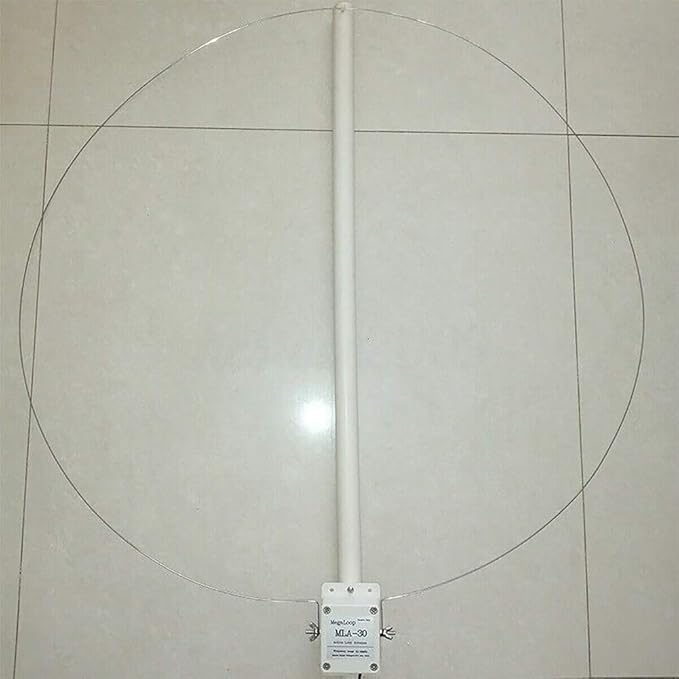 MLA-30 Loop Antenna Active Receiving Antenna 100kHz - 30MHz for Short Wave Radio
