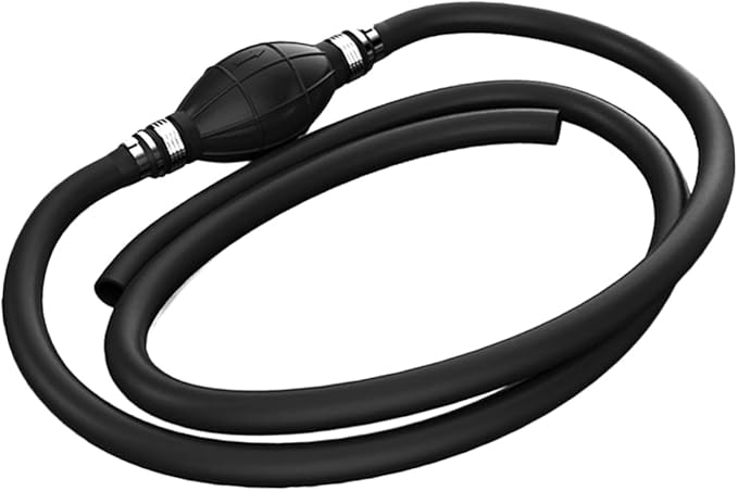 Fuel Transfer Siphon Pump with Hose Manual Hand Pump for Diesel Oil Transfer Practical Vehicle Emergency Syphon for Car and Truck Fluid