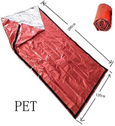 Emergency Sleeping Bag 2 Person Survival Sleeping Bags Thermal Bivy Sack Emergency Blanket for Camping Hiking