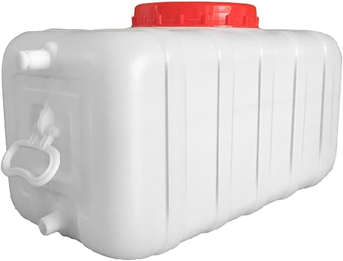 Water Storage Tank for Camping, Plastic Water Containers with Spigot for Emergency Water Storage Household Outdoor Camping Hiking Self-Driving Tour(Size:110L)
