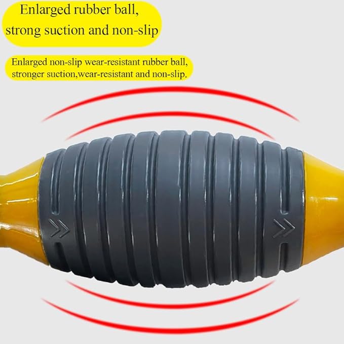 Gas Siphon Pump for Gasoline, with 4.9ft Siphon Hose, Hand Syphon Pump, Transfer Pump for Water, Oil, Diesel, Fish Tank, Aquarium