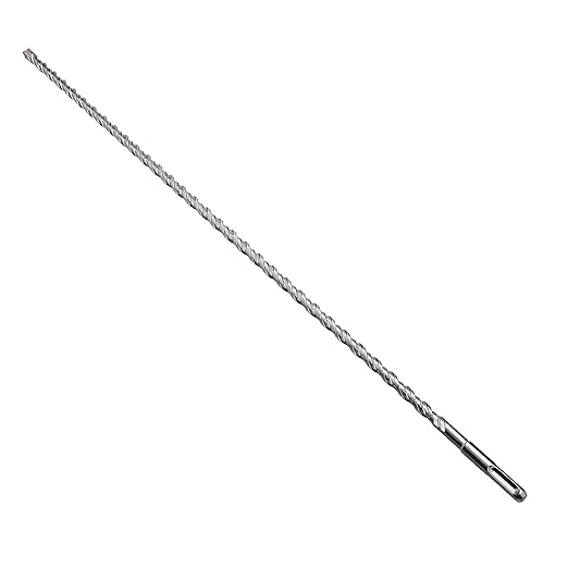 3/8 in x 23.6 in (10 x 600mm) SDS Plus Rotary Hammer Drill Bit, Concrete Drill Bit for Concrete, Brick, Cement and Stone, Length (Length : 600mm / 23.6 inch, 3/8 inch （ 10mm)