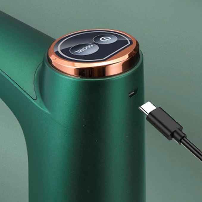 Water Bottle Dispenser,Automatic Drinking Water Pump, Portable Water Bottle Pump for Universal 3, 4 and 5 Gallon USB Electric Charging and Automatic Off Switch Green