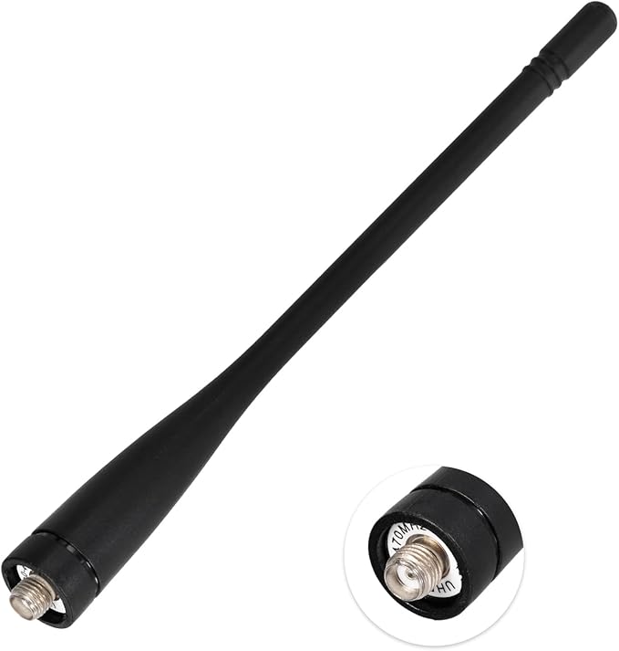 Superbat Walkie Talkie Short Antenna SMA Female Two Way Radio Antenna for Samcom FPCN30A/ FPCN10A Radio, Portable Walkie Talkies (2-Pack)
