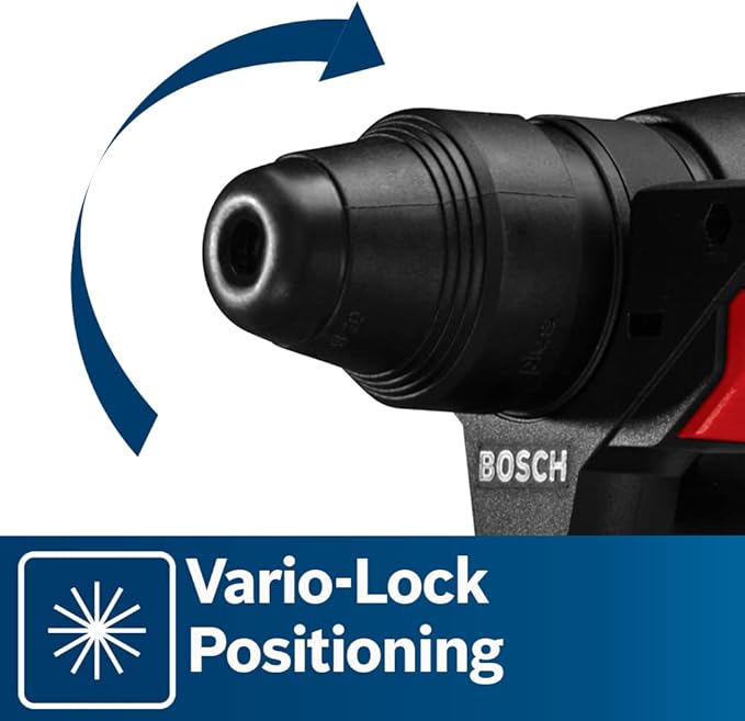 BOSCH 11255VSR Bulldog Xtreme 8 Amp 1 Inch Corded Variable Speed SDS-Plus Concrete/Masonry Rotary Hammer