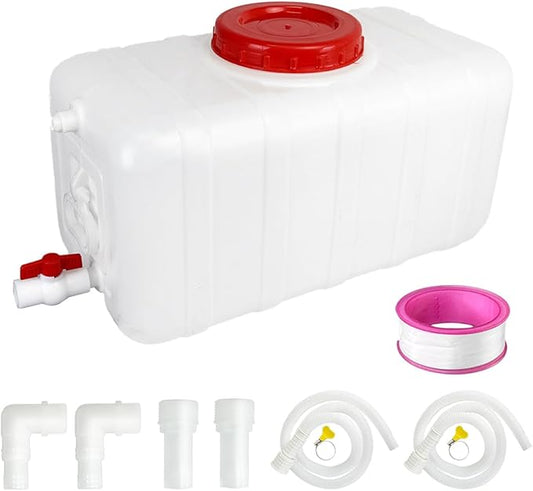 13.2 Gallon Potable Water Storage Containers Long Term,Water Tank with Spout Kit,Portable Water Storage Barrel for Outdoor Camping,Picnicking, RV and Household Water Use