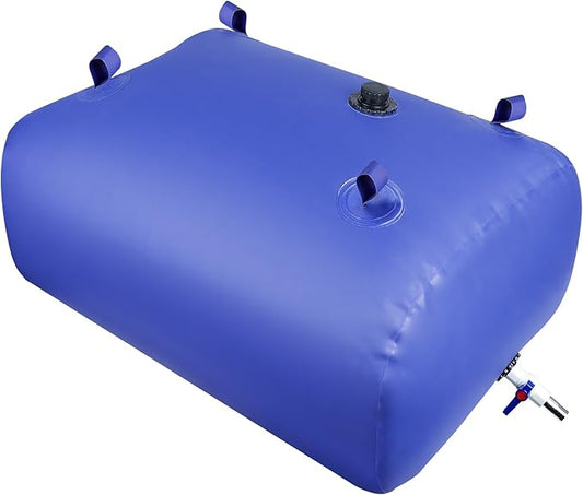 Heavy-Duty Water Storage Bladder - 792.5Gal/3000L with Stainless Steel Fittings, Leak-Proof & Durable Cistern – Portable Tank for Emergency, Farming, Camping, and RV Use