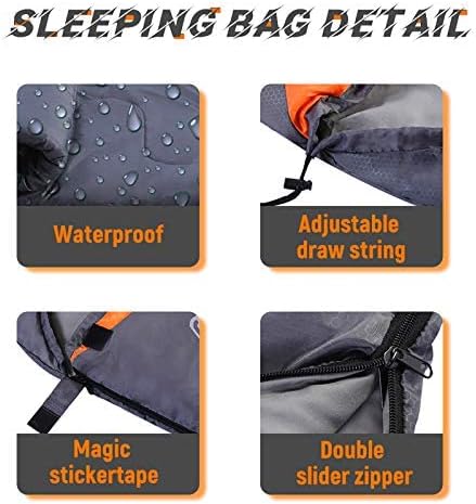 Sleeping Bags for Adults Cold Weather - 20 Degree Big&Tall Size Backpacking Lightweight Waterproof for Girls Boys Mens Teen Women for Camping Hiking Outdoor Travel Hunting with Compression Bags