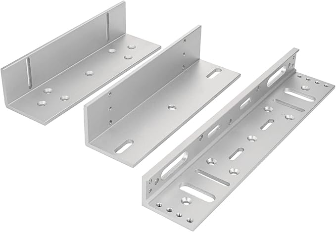 Z and L Bracket for 280KG 600LBS Holding Force Electromagnet Lock Single Door Access Control Electric Magnetic Door Lock
