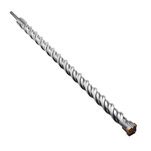 11/16 in x 18 in (18 x 460mm) SDS Plus Rotary Hammer Drill Bit, Concrete Drill Bit,Masonry Drill Bit for Concrete, Brick and Cement, Length : 460mm / 18 inch, 11/16 inch （ 18mm