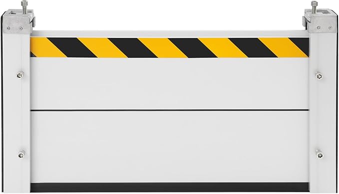 Reusable Aluminum Flood Barrier Heavy Duty Water Baffle for Garage, Basement & Entryway Protection - Modular Design, Easy Setup & Includes Mounting Kit