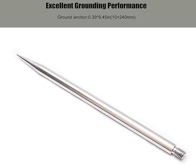 JPC-12 HF Antenna for Ham Radio, 7MHz-50MHz All Band Vertical Antenna with Slide Regulator, 131.23ft-19.68ft, 8 Bands, QRP Compatible, Portable for Outdoor Use