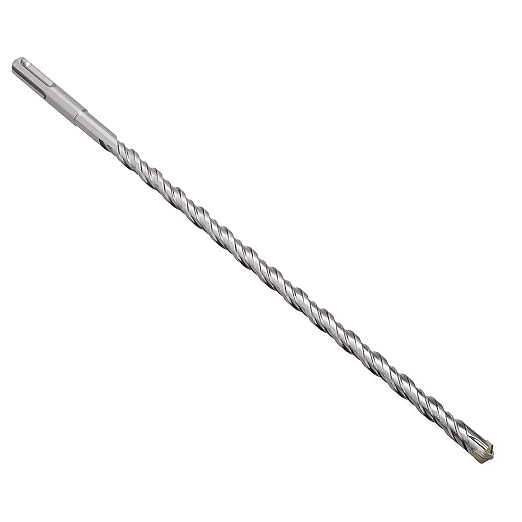 11/16 in x 12.2 in (18 x310mm) SDS Plus Rotary Hammer Drill Bit, Concrete Drill Bit,Masonry Drill Bit for Concrete, Brick and Cement, Length : 310mm / 12.2 inch, 11/16 inch （ 18mm