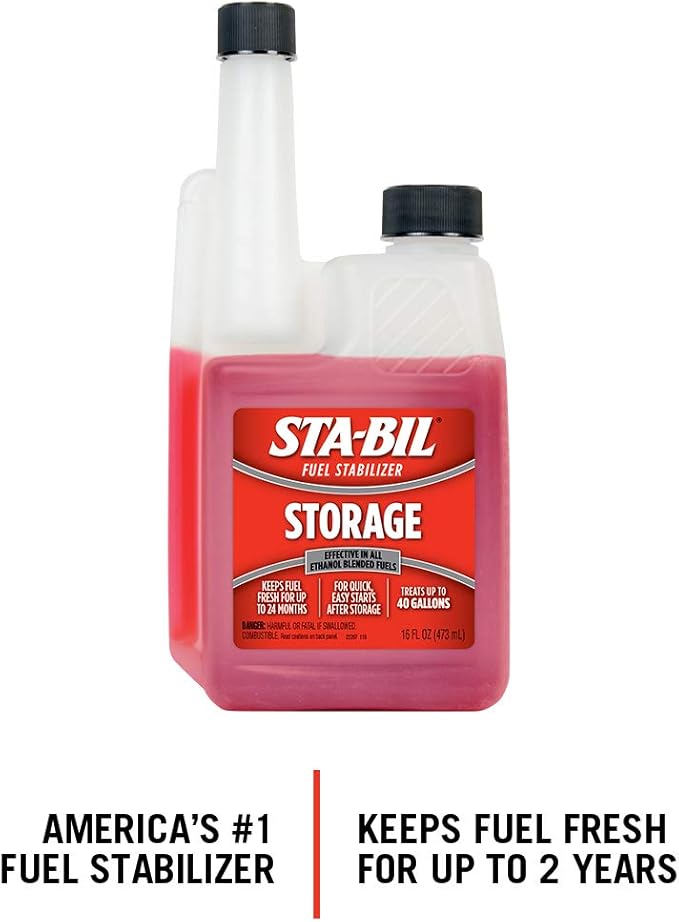 STA-BIL Fall Storage Basics Storage Fuel Stabilizer (32 Oz) Fogging Oil