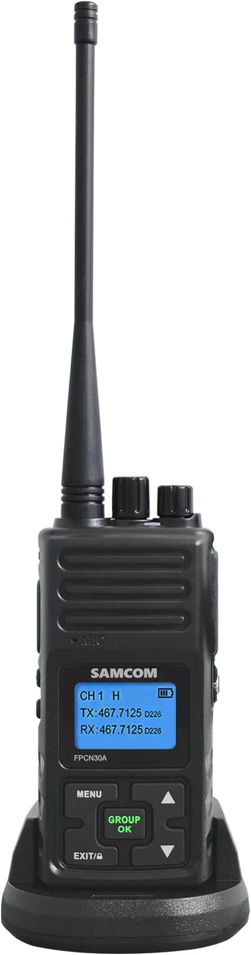 SAMCOM Two Way Radio Desktop Charging Base for FPCN30A, Walkie Talkie Replacement Power Adapter (1 Pcs)