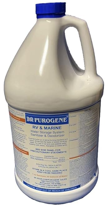Purogene Water Treatment Preserver and Maintainer, Purogene Drinking Water Treatment for Water Storage Systems, Provides for Long-Term Storage of Drinking Water