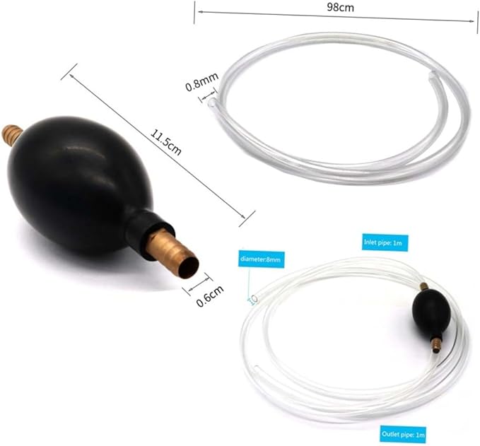 Siphon Pump for Fuel Water Extraction Emergency Vehicle Pump Manual Sucker for Automotive
