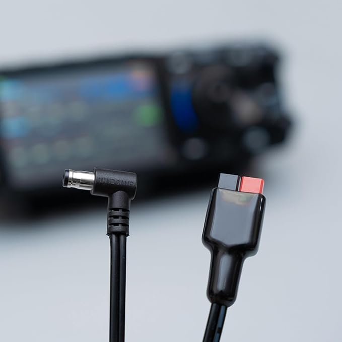WINDCAMP DC Power Cable Compatible with YAESU FTX-1F with Ferrite Core, 3.28FT Length, AWG18 (FTX-1-AP)