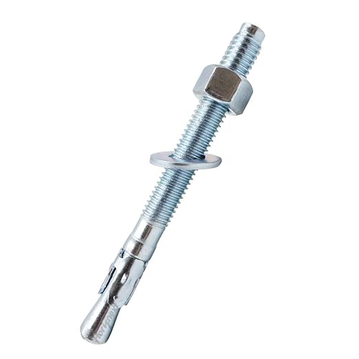 3/8"x 5" Wedge Anchor, for Cement and Concrete only, zinc-Plated Carbon Steel Screws and lag Bolts （ 30 pcs
