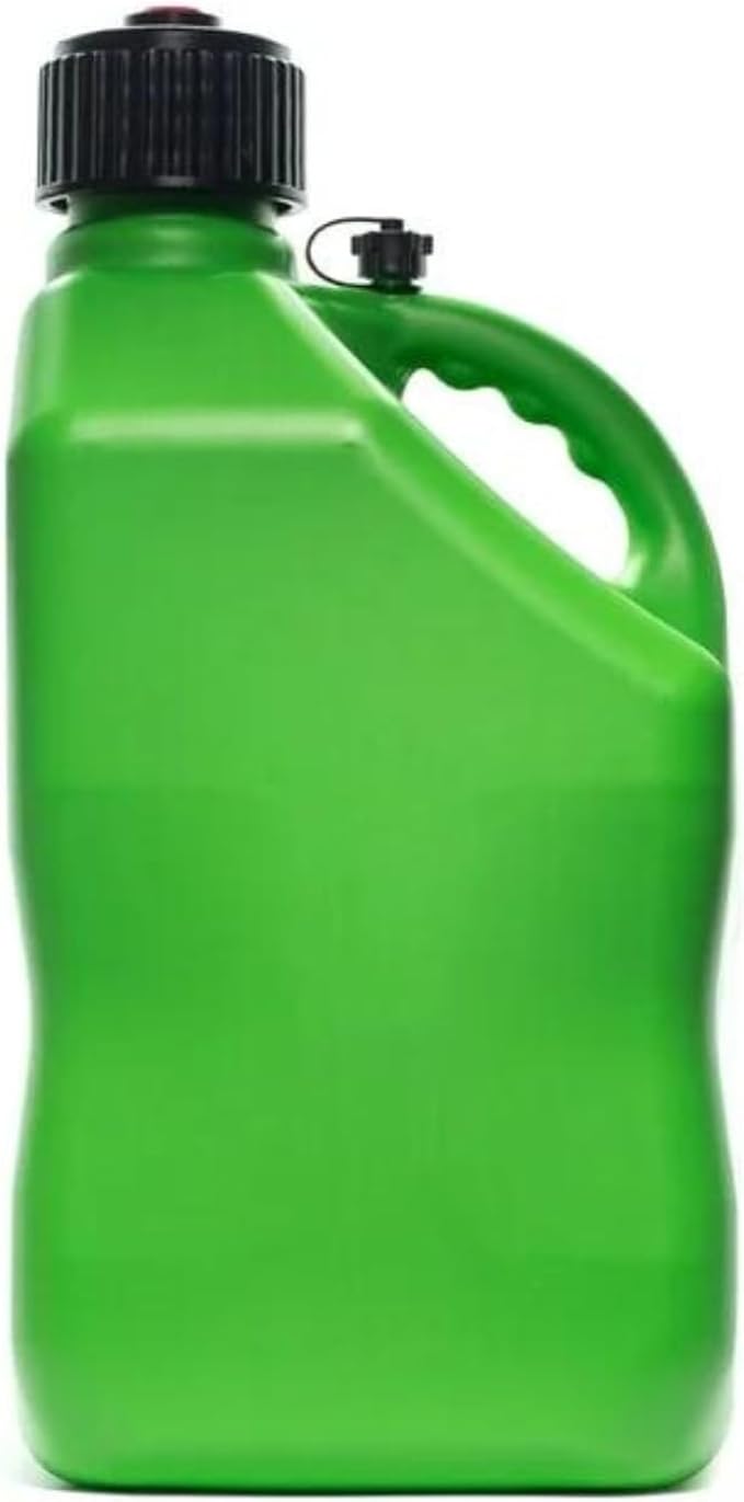 VP Racing Utility Container 5.5 Gallon - 4 Pack With 4 Deluxe Hoses and a Get Bent Hose Bender (Green, 4 Pack)