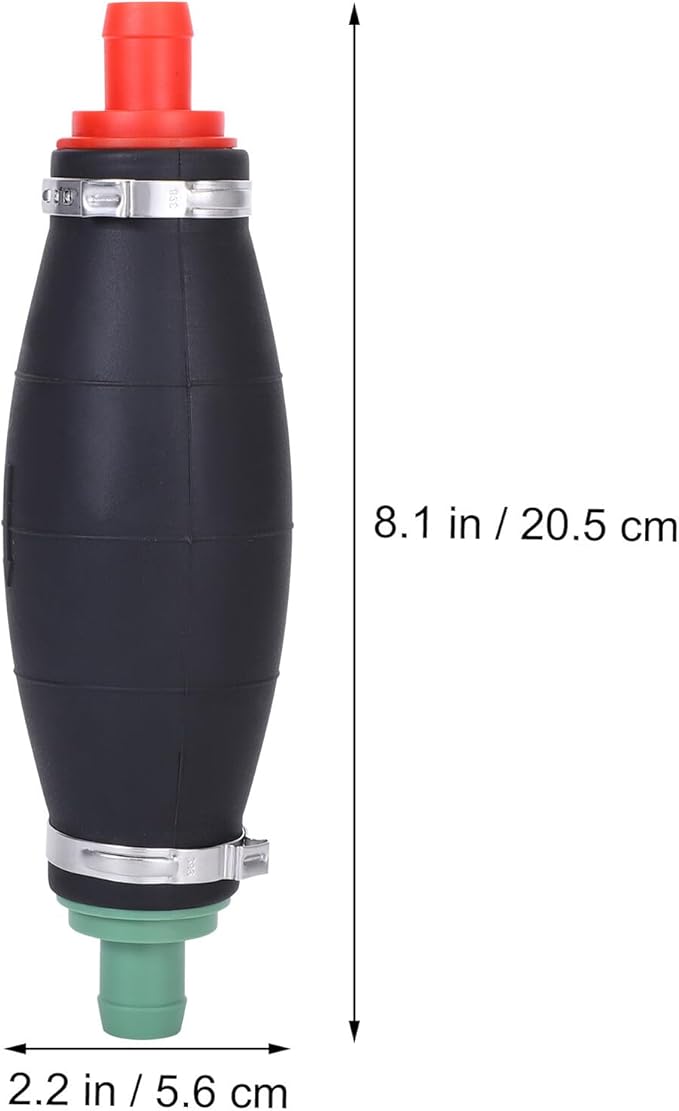 ABOOFAN Car Fuel Transfer Manual Pump Large Rubber Hand Siphon Pump for Emergency Fuel and Water Transfer Replacement for Boat and Vehicle Use