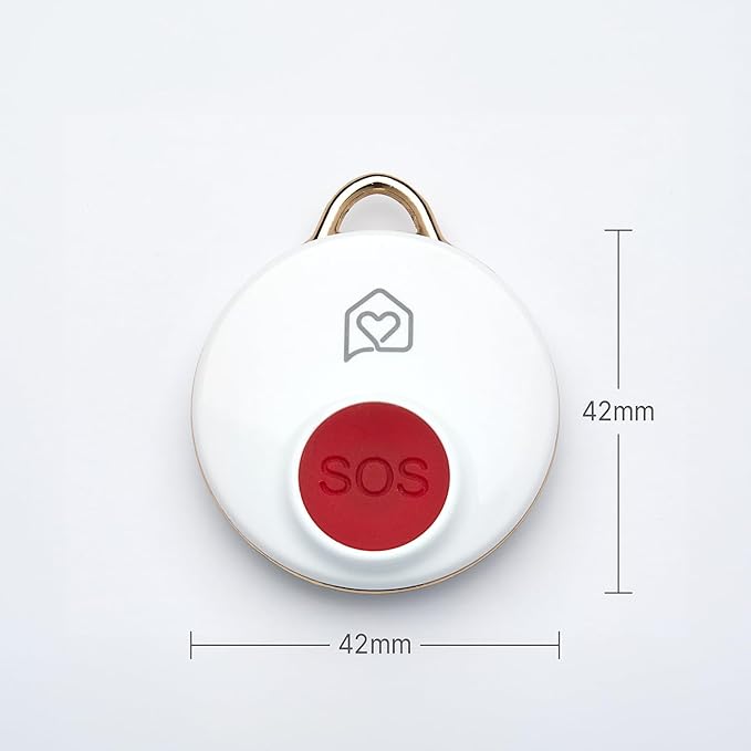 SOS Button – One Touch Family Safety Alert | No Subscription, IPX7 Waterproof.