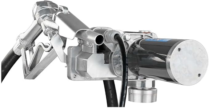 GPI - M-150 Series Fuel Transfer Pump, Manual Shut-Off Unleaded Nozzle, 15 GPM, 12 Volt (110000-107)