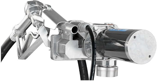 GPI - M-150 Series Fuel Transfer Pump, Manual Shut-Off Unleaded Nozzle, 15 GPM, 12 Volt (110000-107)