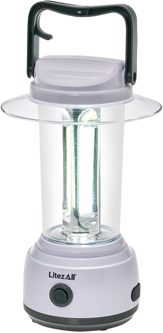 LitezAll 3500 Lumen Rechargeable Lantern – LED Lantern Rechargeable with Power Bank, Dimmable Camping Lantern, Rechargeable Lanterns for Power Outages & Camping