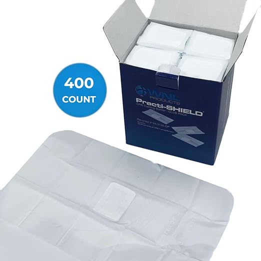 WNL Products WL3120-CP-2PACK CPR Practi-Shield Manikin Training Protector - 400 Shields
