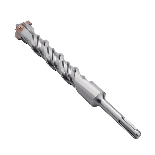 1 in x10.2 in (25 x 260mm) SDS Plus Rotary Hammer Drill Bit, Concrete Drill Bit,Masonry Drill Bit for Concrete, Brick and Cement (Length : 260mm / 10.2 inch, 1 inch （ 25mm)