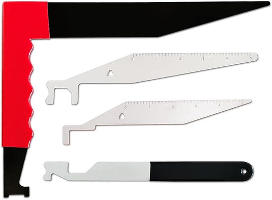 Professional Firefighting Multi-Tool Kit, 4-Piece Emergency Response Pry Bar Set, Portable Chaos Bar Tools for First Responders, Warehouse and Residential Rescue