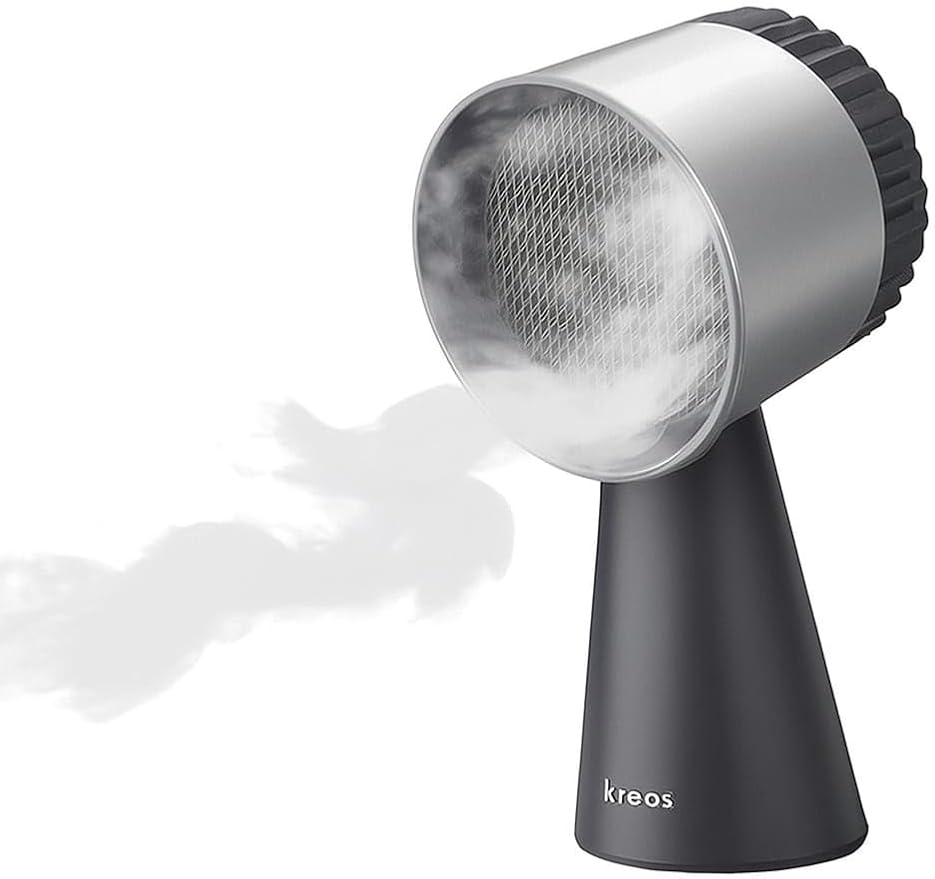 KREAS Portable Range Hood, Desktop Kitchen Exhaust Fan with 3 Speeds, Portable Kitchen Exhaust Fan, Oil Collection Cup, 10 Filters, Range Hood for Indoor, Outdoor, RV